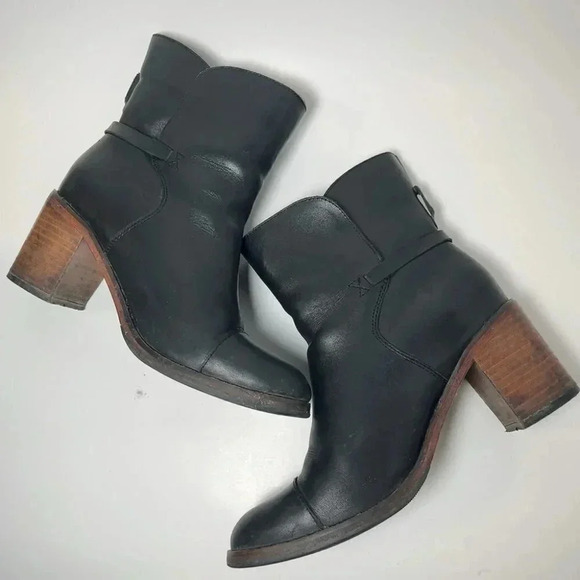 Wolverine 1000 Mile Leather Samantha Pleet Bonny Boots Black - Picture 8 of 12